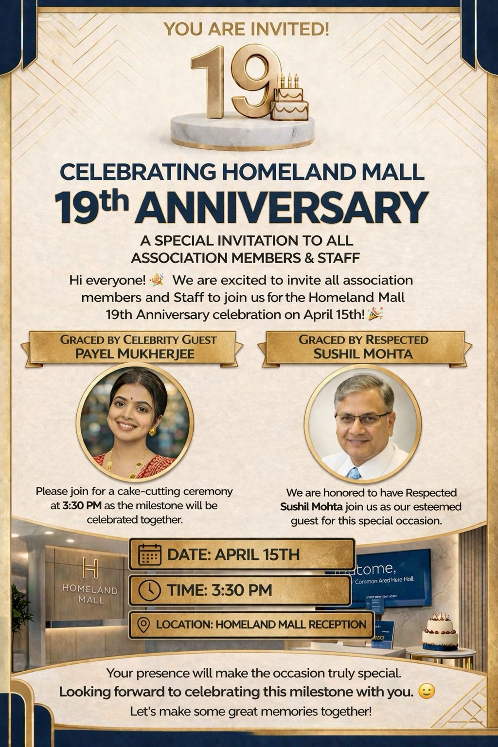 Celebrating Homeland Mall 19th Anniversary